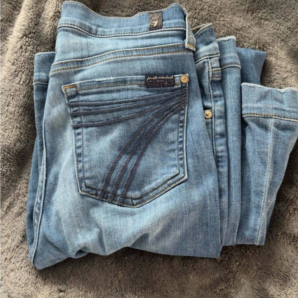 7FAMK HEMMED jeans size 28